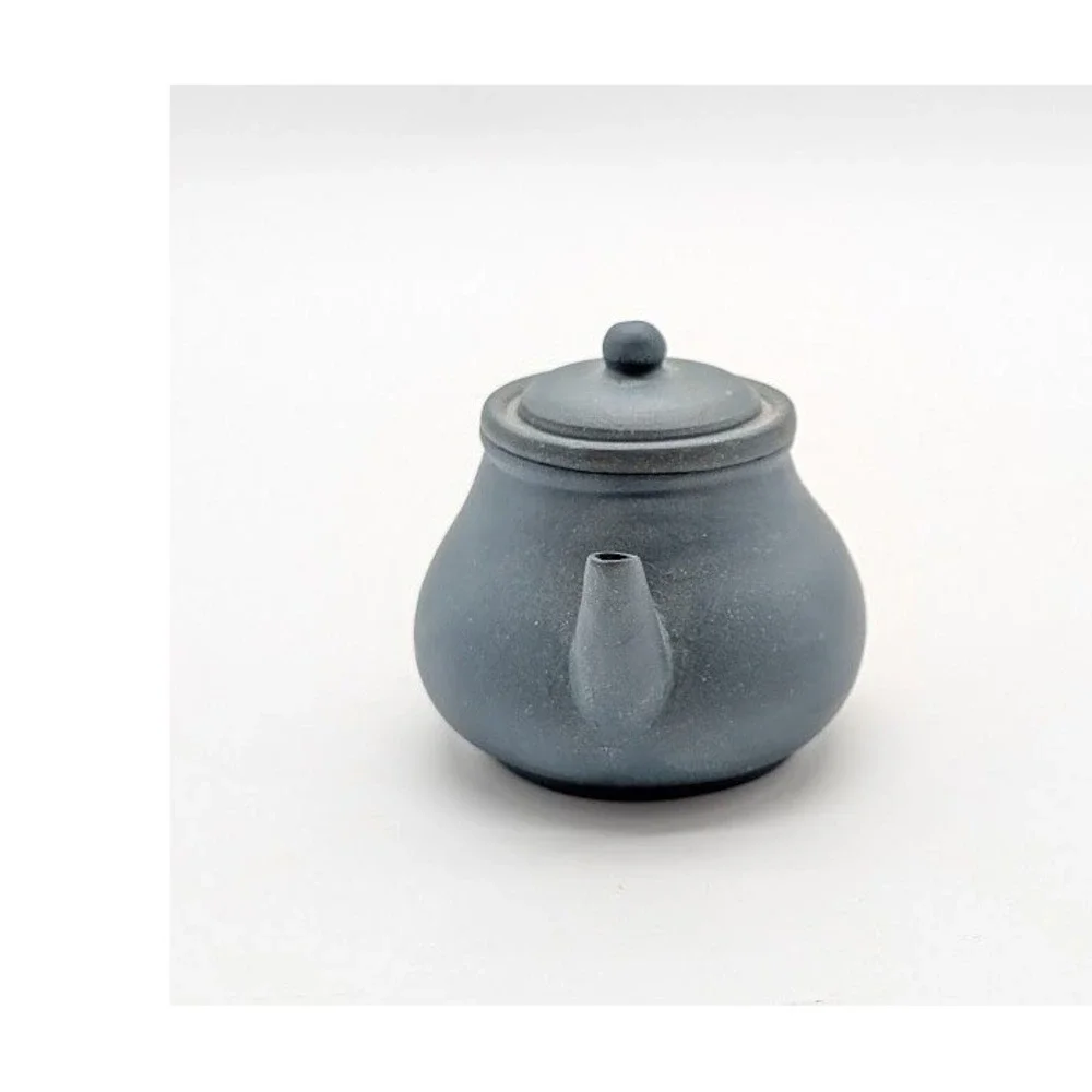 100cc Yixing‎ Zisha Gongfu Shui Ping Blue Clay Teapot 2